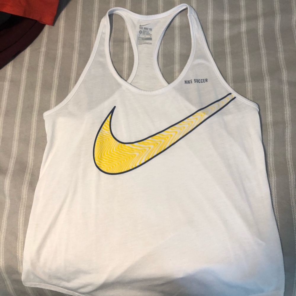 Nike soccer racerback tank top